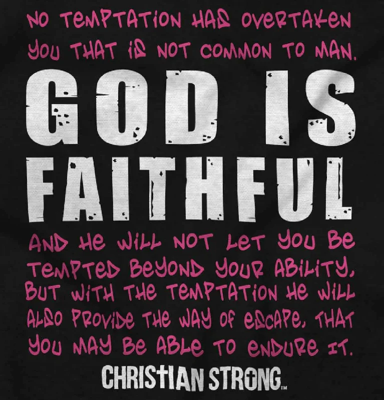 Comfortable Men's Fleece HoodiesGod is Faithful Youth Zip Hoodie