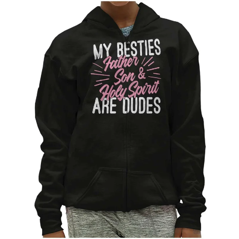 Men's Hoodies with LogoFather Son Spirit Youth Zip Hoodie