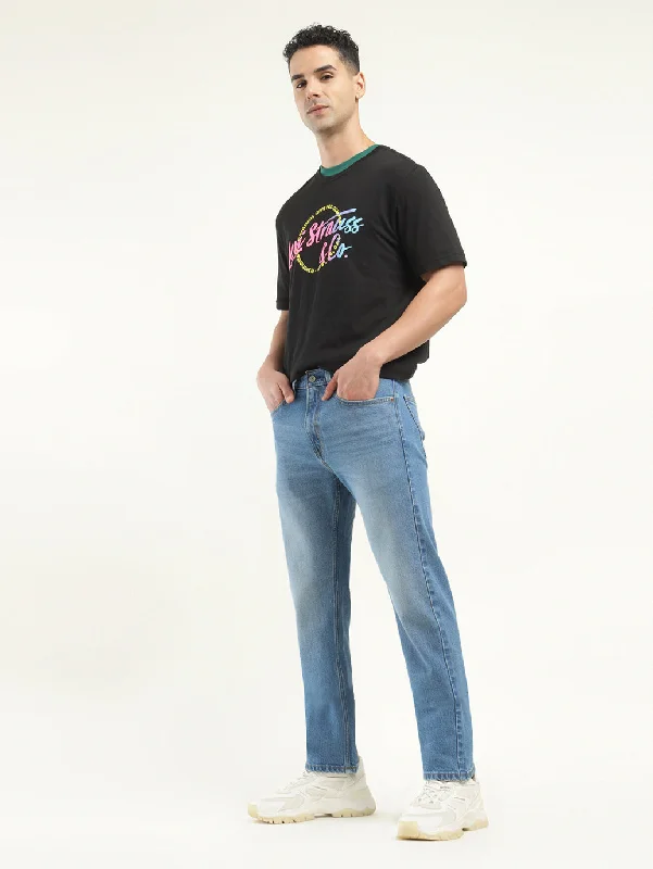 Affordable Men's JeansMen's 550 Relaxed Tapered Fit Indigo Jeans