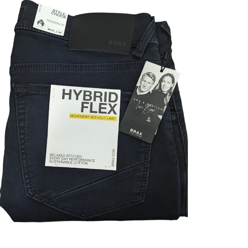 Men's Jeans with EmbroideryBrax Chuck Hybrid Hi-FLEX Denim Super Stretch Soft Jeans 81-6327 Men's Jeans with EmbroideryBrax Chuck Hybrid Hi-FLEX Denim Super Stretch Soft Jeans 81-6327