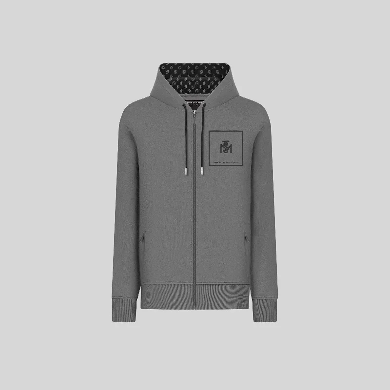Men's Hoodies with ThumbholesAKTION GREY HOODIE