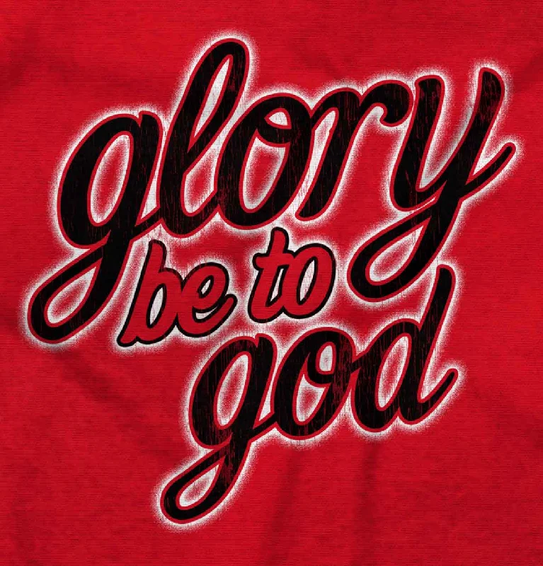 Men's Hoodies with Adjustable SleevesGlory Be to God Youth Zip Hoodie
