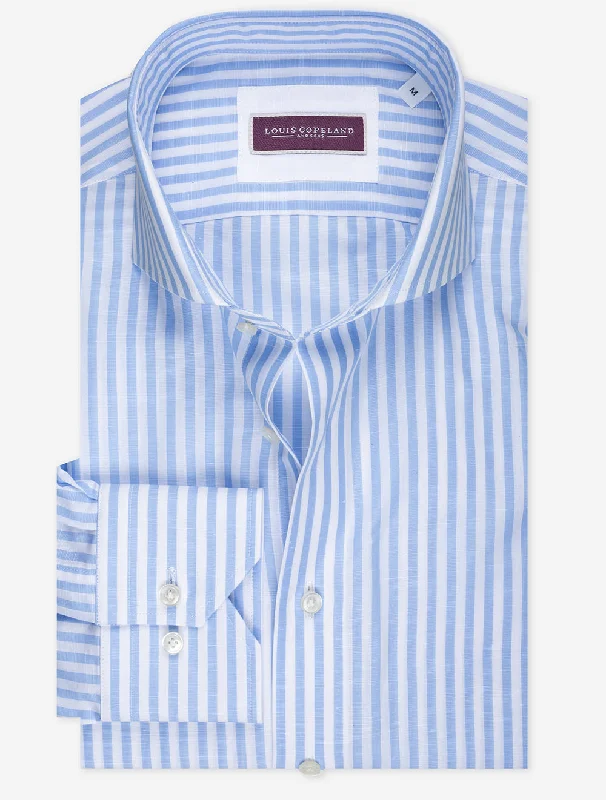 Men's Cowboy Shirts for Western StyleMenader Stripe Shirt Blue