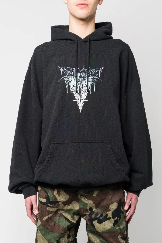Cool Men's Graphic HoodiesVetements Bone V Oversized Hoodie