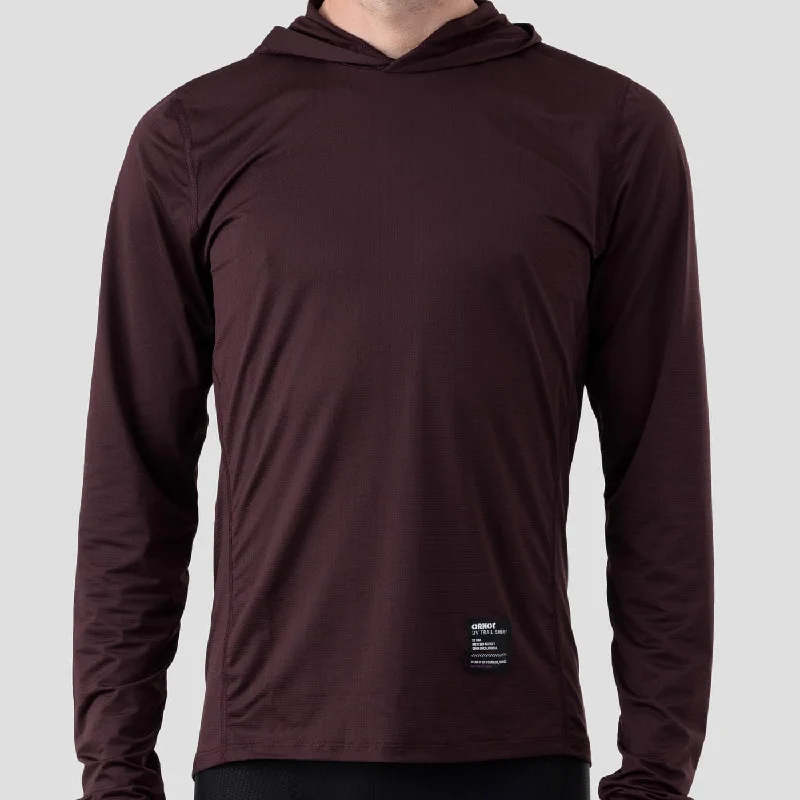 Men's Big and Tall Shirts for Added ComfortMen's UV Hooded Trail Shirt - Nightshady