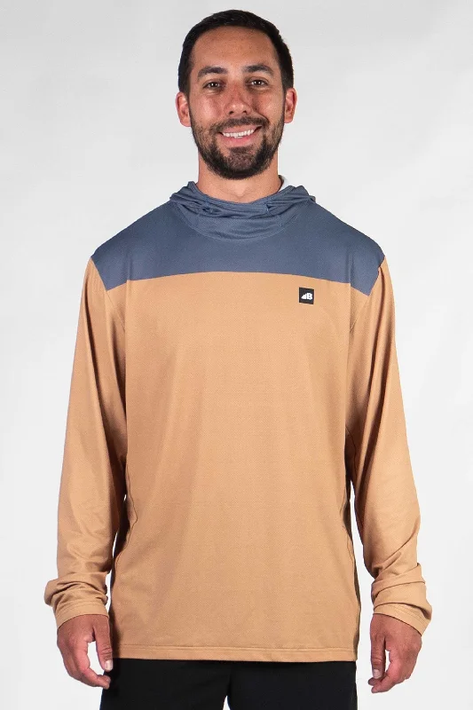 Men's Hoodies with Embroidered PatchesMen's Ascent UPF50 Sun Hoodie