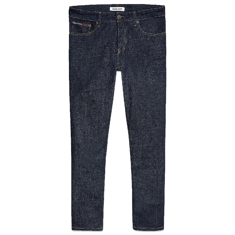 Jeans for Men with a Big BellyTommy Jeans Ryan Regular Straight Jeans - Rico Dark Rinse Stretch Jeans for Men with a Big BellyTommy Jeans Ryan Regular Straight Jeans - Rico Dark Rinse Stretch