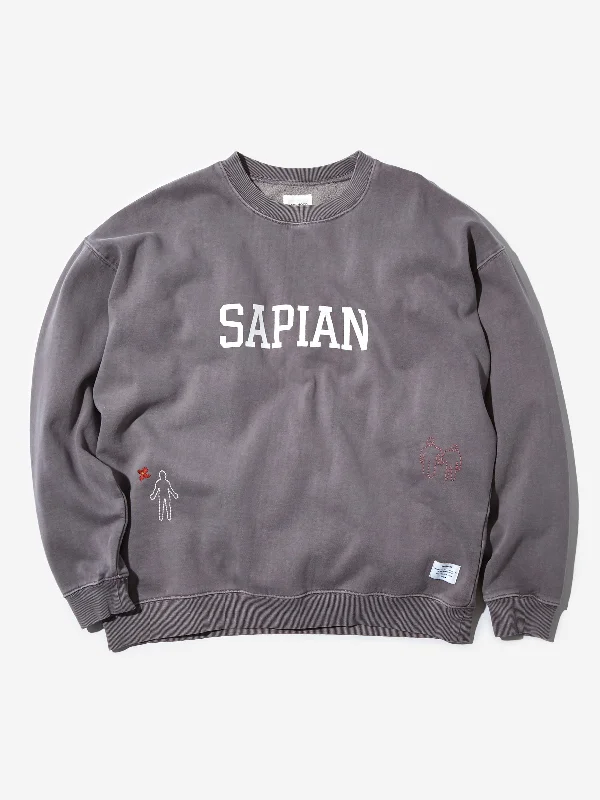 Men's Hoodies for Big and TallGoodhood Worldwide Sapian Sweat - Washed Black