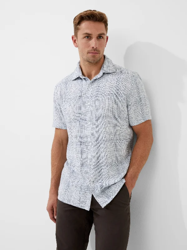 Men's Dressy Casual Shirts for Smart-Casual EventsBarrow Dobby Short Sleeve Shirt