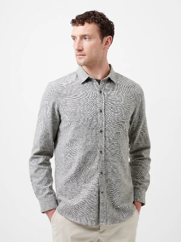 Men's Floral Print Shirts for Spring and SummerLong Sleeve Flannel Shirt