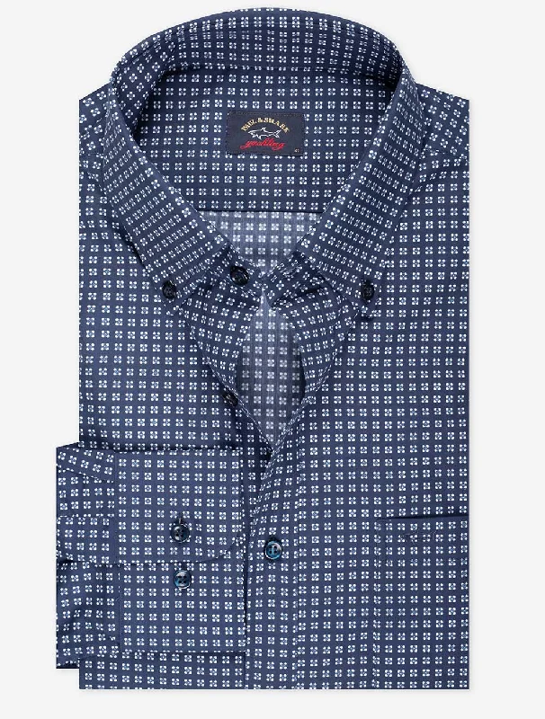 Men's Cowboy Shirts for Western StylePattern Shirt Navy