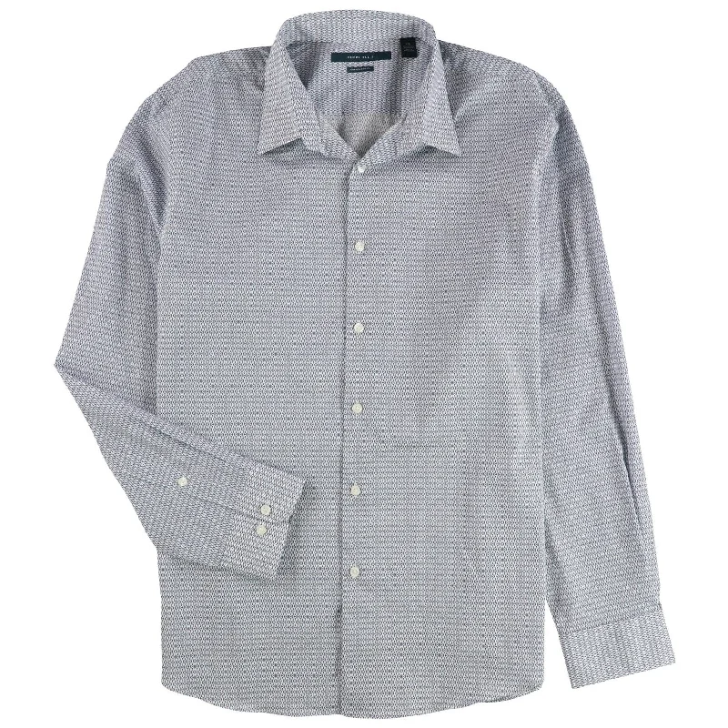 Men's Performance Shirts for Active LifestylesPerry Ellis Mens Non Iron Button Up Shirt, Blue, XX-Large