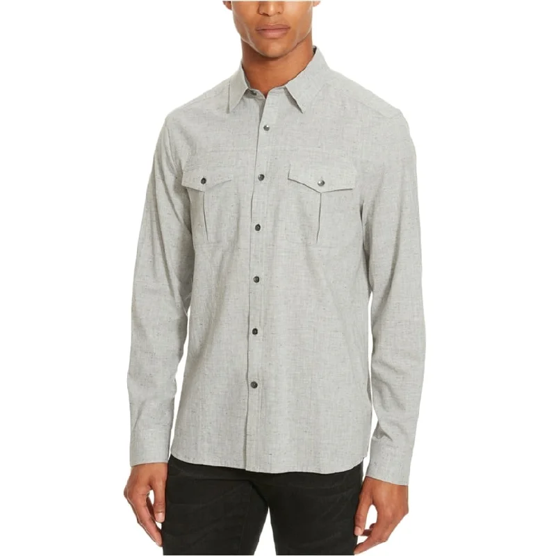 Men's Limited Edition Shirts for ExclusivityKenneth Cole Mens Textured Nep Button Up Shirt, Grey, XX-Large Men's Limited Edition Shirts for ExclusivityKenneth Cole Mens Textured Nep Button Up Shirt, Grey, XX-Large