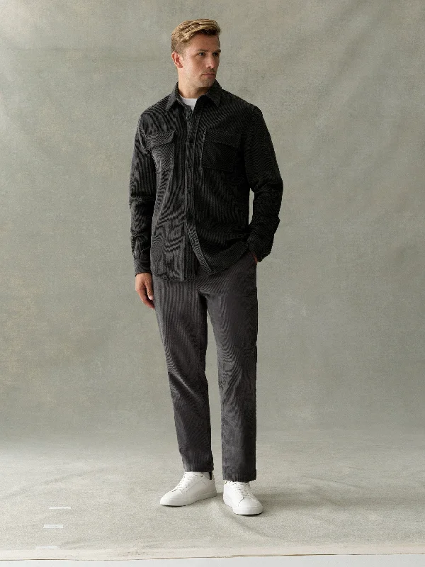 Men's Pattern-Clashing Shirts for Bold FashionJumbo Cord Shirt