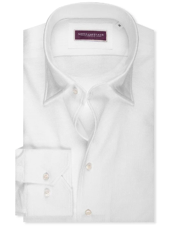 Men's Affordable Shirts for Budget-Friendly StylePique Jersey Shirt White
