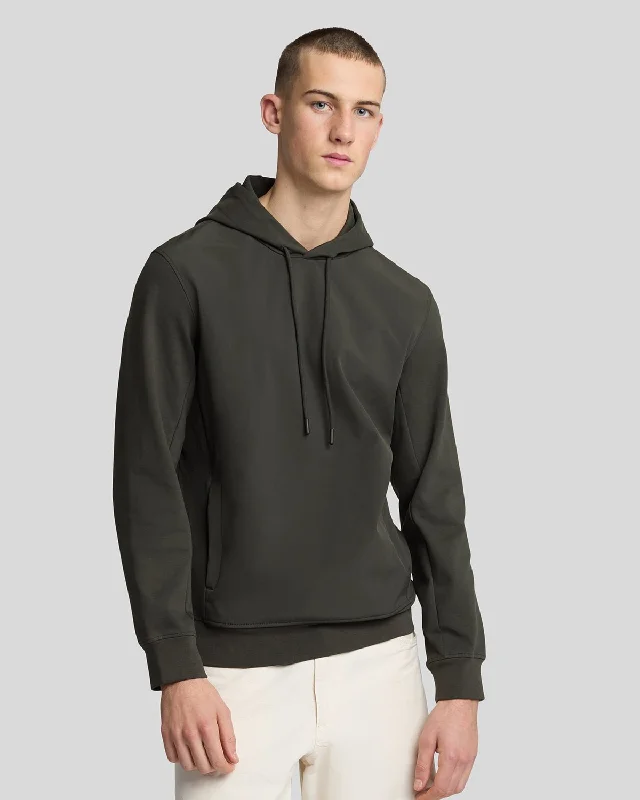 Men's Hoodies with Heavy-Duty ZippersSoftshell Hybrid Pullover Hoodie