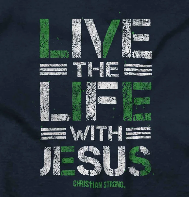 Durable Men's Canvas HoodiesLive The Life Youth Zip Hoodie