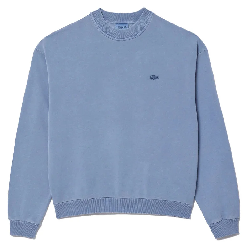 Men's Hoodies for AutumnLacoste Eco Dye Sweatshirt Eco Stonewash