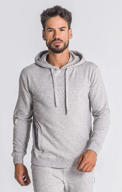 Men's Hoodies with Ribbed HemsGrey Melange Winners Planet Hoodie