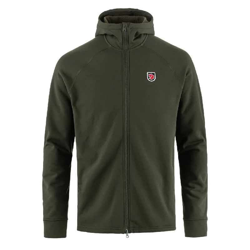 Men's Hoodies for TravelFjallraven Expedition Fleece Hoodie Deep Forest