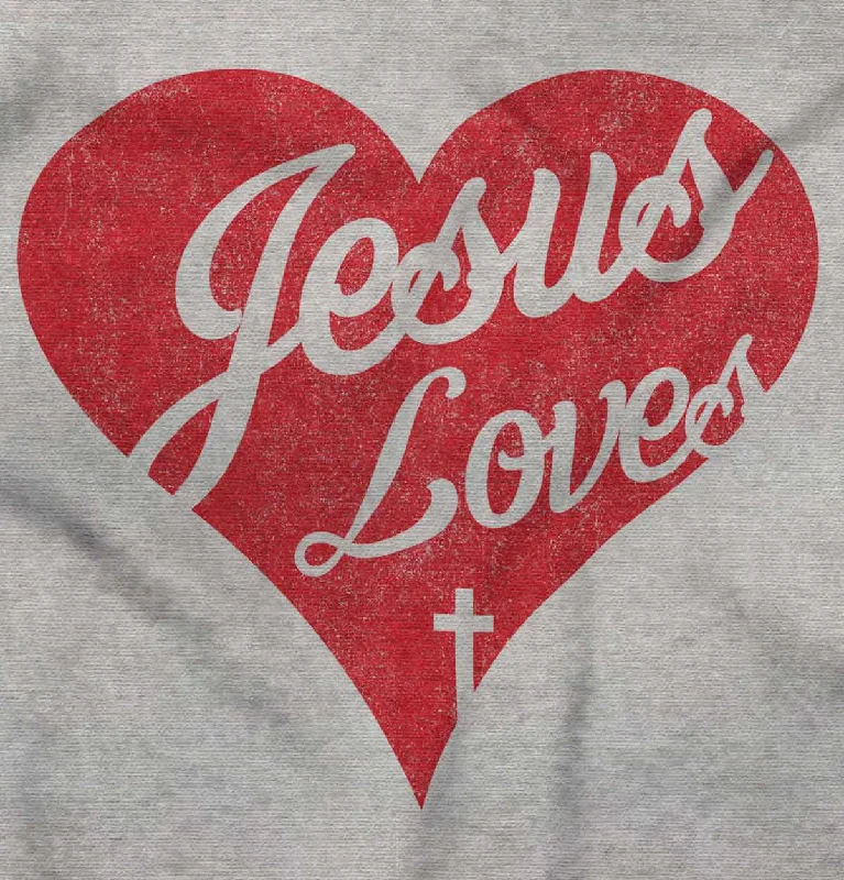 Men's Hoodies with Button-Down PocketsJesus Loves Youth Zip Hoodie
