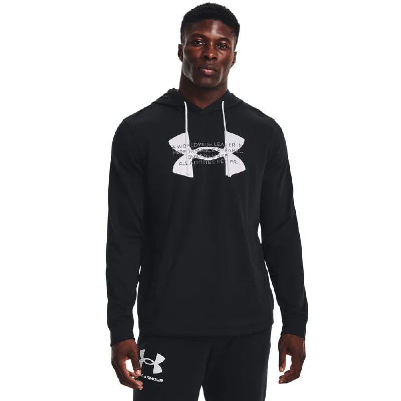 Men's Hoodies with Breathable FabricMen's Rival Terry Logo Hoodie