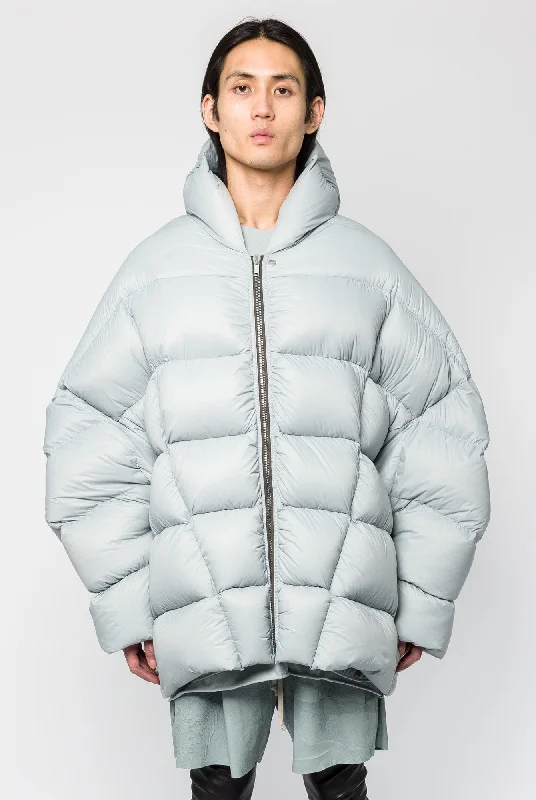Men's Hoodies with Built-In HeadphonesRick Owens Hooded Peter in Pale Blue
