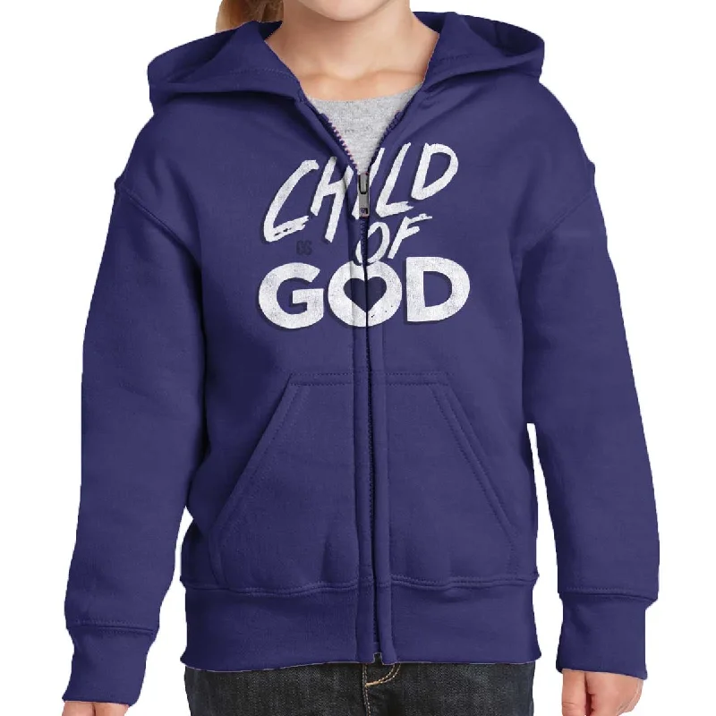Men's Hoodies for Mild WeatherChild Of God Youth Zip Hoodie