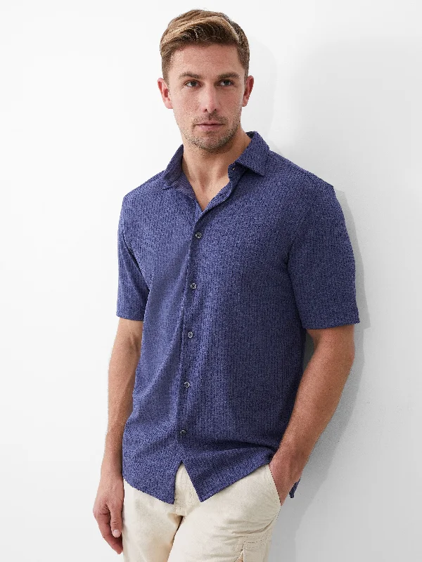 Men's Designer Shirts for a Statement PieceLadder Texture Jersey Shirt