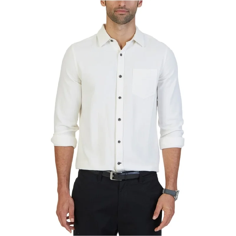 Layered Men's Henley ShirtsNautica Mens Textured Button Up Shirt, Off-White, XX-Large Layered Men's Henley ShirtsNautica Mens Textured Button Up Shirt, Off-White, XX-Large