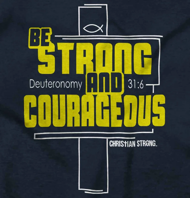 Luxurious Men's Cashmere HoodiesStrong and Courageous Youth Zip Hoodie
