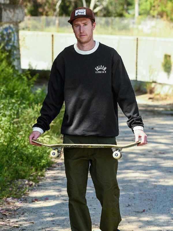 Affordable Men's HoodiesSkate Vitals Grant Taylor Crew Sweatshirt - Black