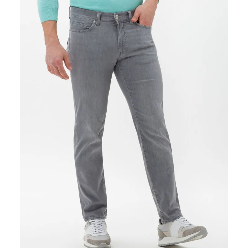 Men's Jeans with Fashionable RipsBrax Men's Ultralight Jeans Blue Planet Cadiz 84-6147- Silver Sea Men's Jeans with Fashionable RipsBrax Men's Ultralight Jeans Blue Planet Cadiz 84-6147- Silver Sea