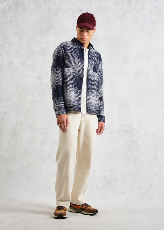 Men's Vintage T-Shirts for a Retro VibeWhiting Overshirt Ombre Check