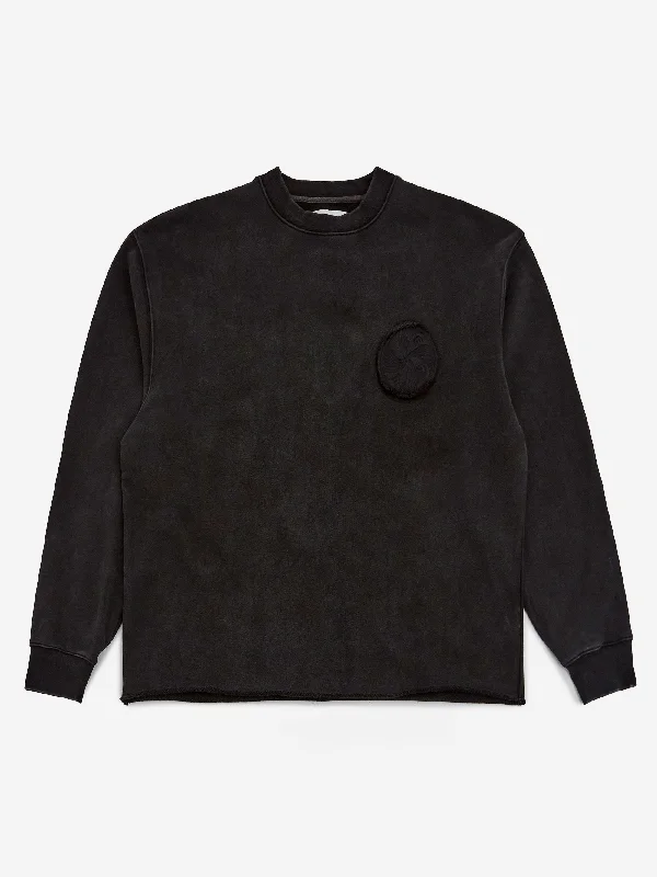 Men's Hoodies with Appliqué DetailsHeresy Portal Sweatshirt - Ash