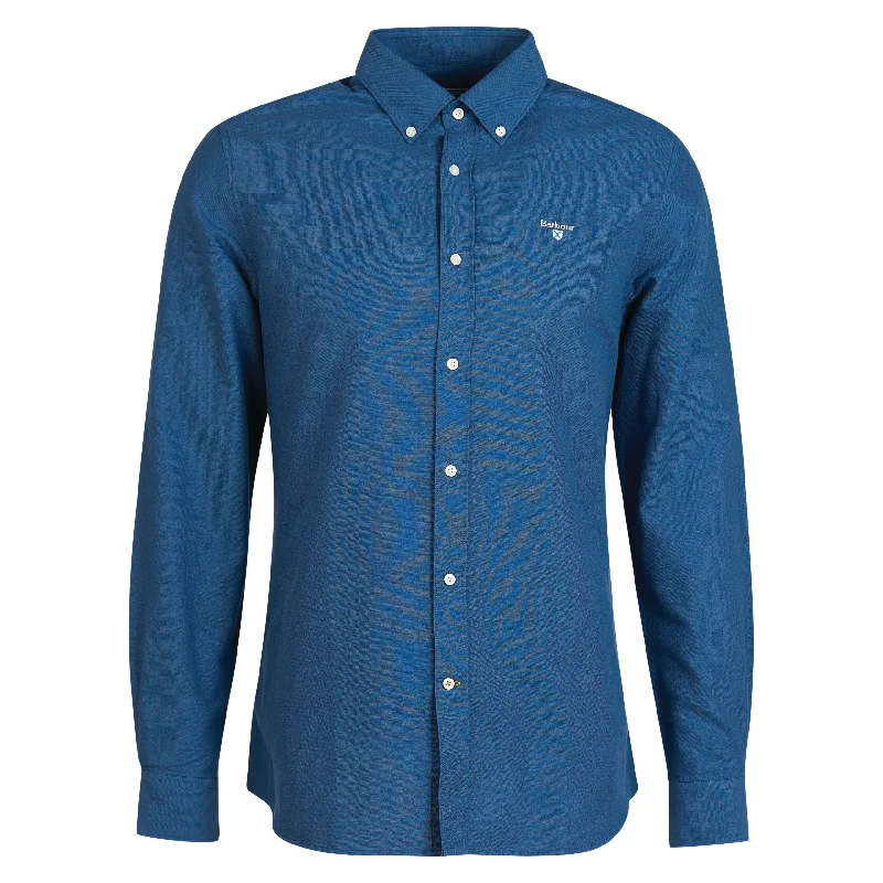 Men's Checked Short-Sleeve Shirts for Summer FunBARBOUR OXFORD 3 TAILORED SHIRT MSH4483BL98