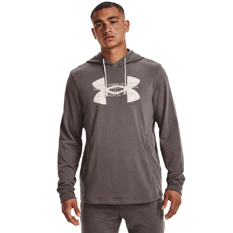 Men's Hoodies with Quilted LiningMen's Rival Terry Logo Hoodie