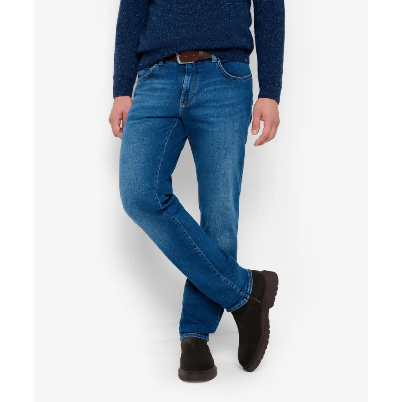 Men's Jeans for SportsBrax Five-pocket Jeans Authentic Stretch Denim 83-6158 Cadiz Studio - Reg Blue Used Men's Jeans for SportsBrax Five-pocket Jeans Authentic Stretch Denim 83-6158 Cadiz Studio - Reg Blue Used