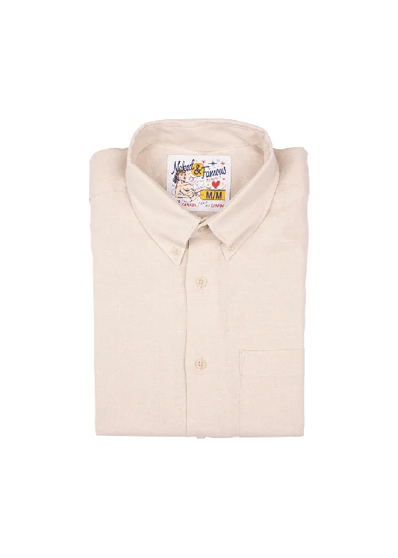 Men's Spread-Collar Shirts for a Bold StatementEasy Shirt - French Linen Fine Canvas