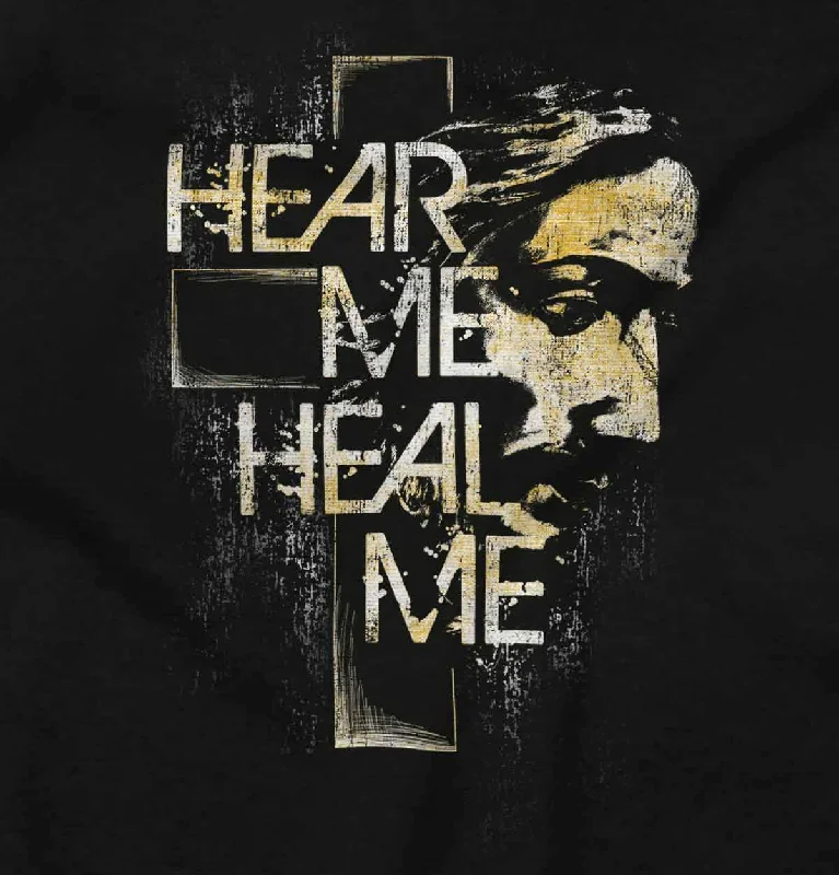 Men's Hoodies with Modern CutsHear Me Heal Me Youth Zip Hoodie