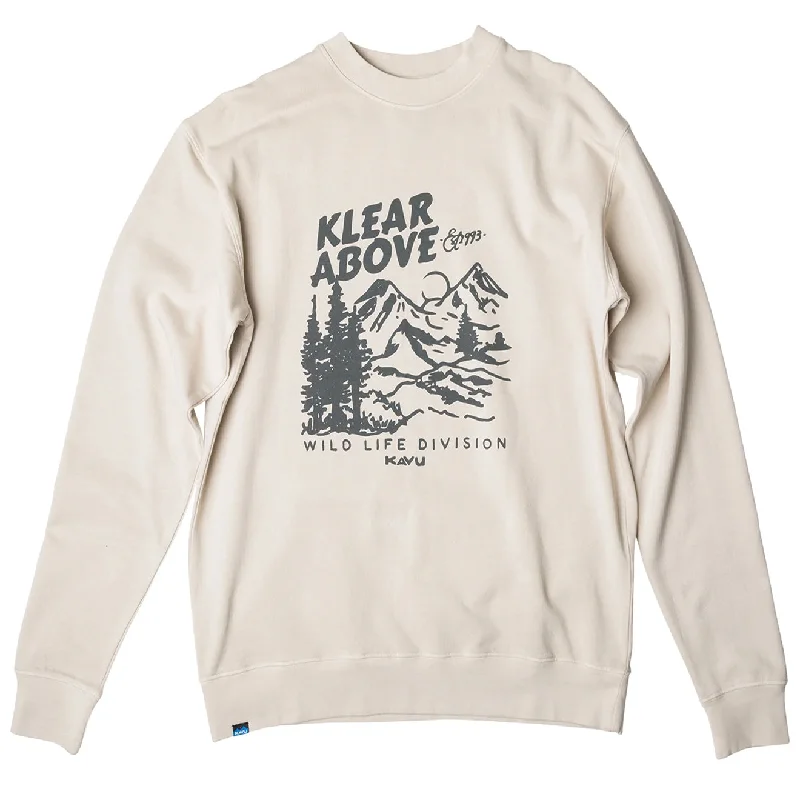 Men's Hoodies with Breathable FabricKavu Core Crew Sweatshirt Oatmeal