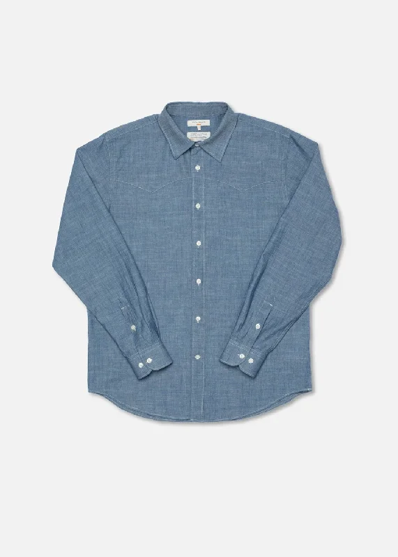 Men's Organic Cotton Shirts for Eco-ConsciousnessGeorge Chambray Shirt
