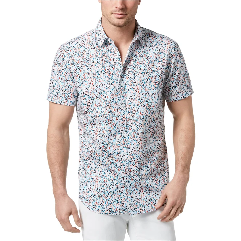 Men's Big and Tall Shirts for Added ComfortI-N-C Mens Infinity Button Up Shirt, White, XX-Large