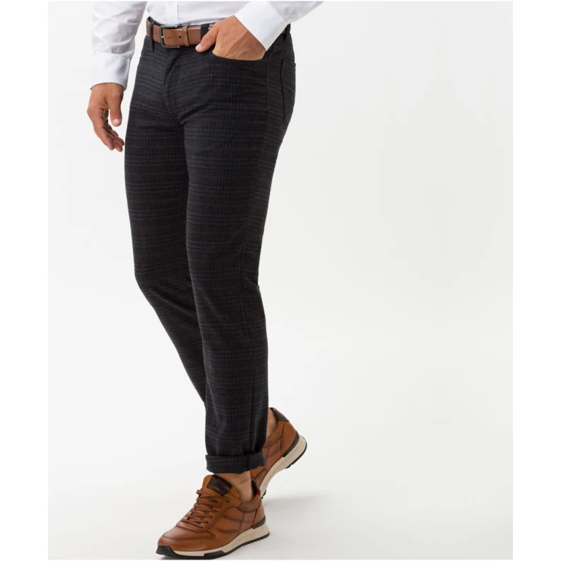 High-Waisted Men's JeansBrax Five-Pocket Stretch Jeans Woo.Look Cadiz 85-1177/24 - Grey High-Waisted Men's JeansBrax Five-Pocket Stretch Jeans Woo.Look Cadiz 85-1177/24 - Grey