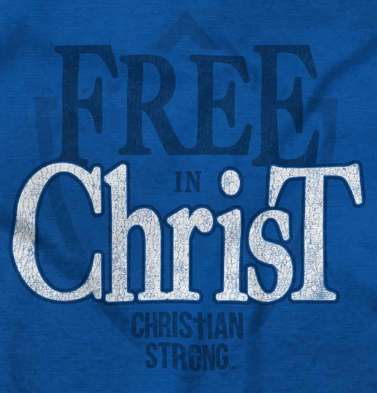 Men's Hoodies with Asymmetric ZippersFree In Christ Youth Zip Hoodie