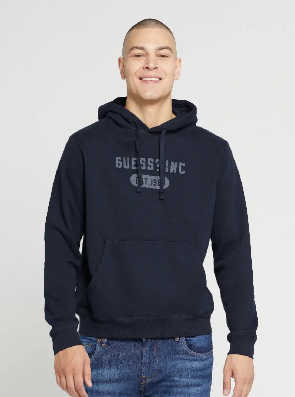 Lightweight Men's Running HoodiesBlue Sou Logo Hoodie Jumper