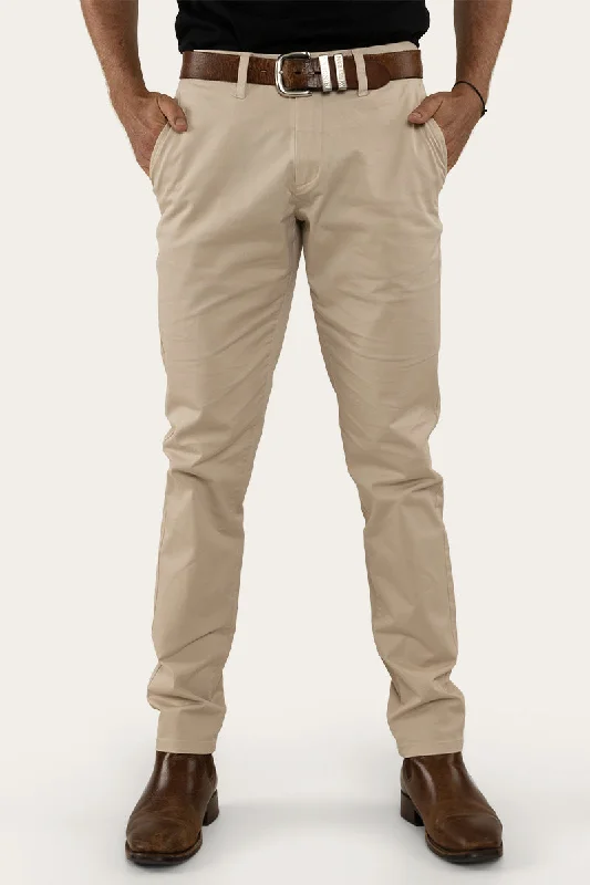 Men's Straight-Leg Jeans in Dark WashParsons Mens Slim Fit Chino Pant - Bone