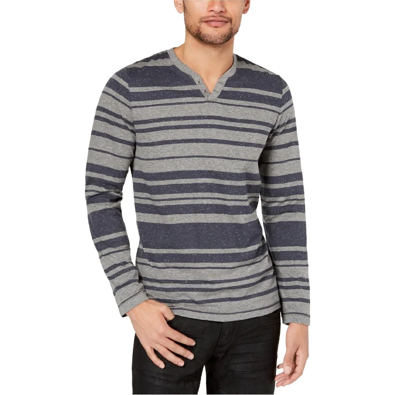 Men's Logo T-Shirts for Brand RepresentationI-N-C Mens Ls Henley Shirt