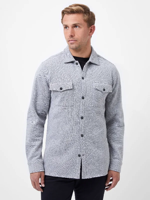 Men's Regular-Fit Shirts for a Classic FitButton Through Overshirt
