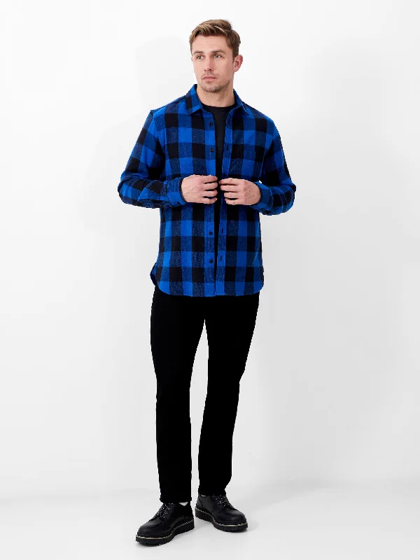Men's Performance Fabric Shirts for All-Day ComfortAspen Flannel Regular Fit Shirt